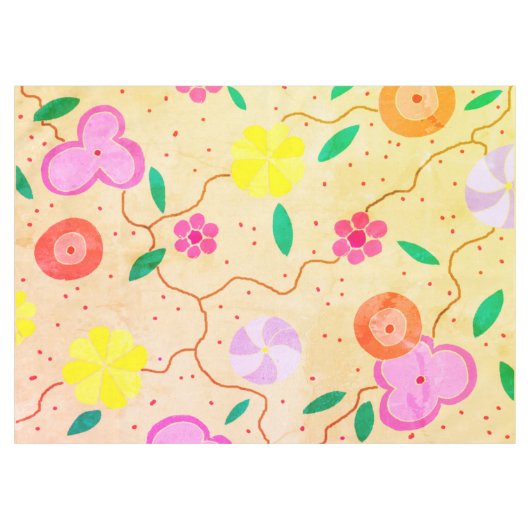 Vintage Tabletten Tischdecke (Vorderseite (Horizontal))