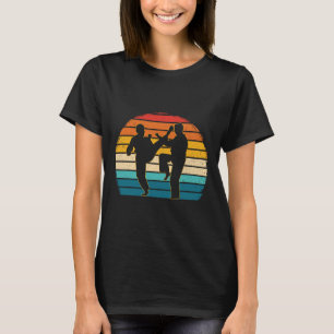 Vintage Taekwondo Koreanische Kampfsportarten Kick T-Shirt