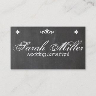 Vintage Tafel-Gewohnheit Visitenkarte