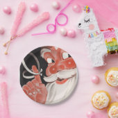 Vintage Tafel Pappteller (Party)