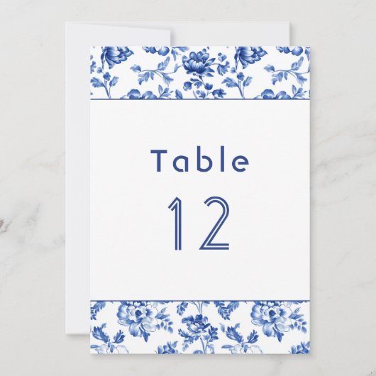 Vintage Tafelübersicht Einladung (Vorderseite)