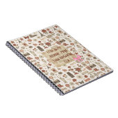 Vintage-Tagebuch Notizblock (Rechte Seite)