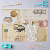 Vintage Tagebuch Seidenpapier (Basteln)
