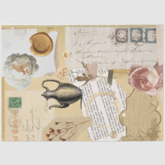 Vintage Tagebuch Seidenpapier