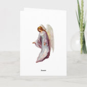 Vintage Tageskarte Feiertagskarte (Rückseite)