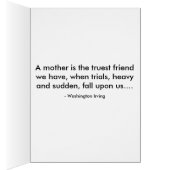 Vintage Tageskarte für ältere Mutter und Tochter (Innen (Rechts))