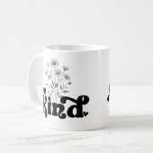 Vintage Tageszeitungen mit Zitat - Seien Sie freun Kaffeetasse (Vorderseite Links)