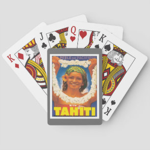 Vintage Tahiti Spielkarten