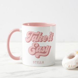 Vintage Take It Easy Retro-Stil Tasse