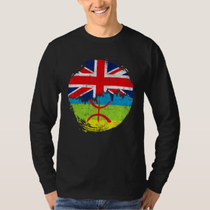 Vintage Tamazight mit britischen Flaggenwurzeln Am T-Shirt