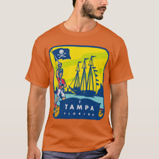 Vintage Tampa Florida Aufkleber T-Shirt