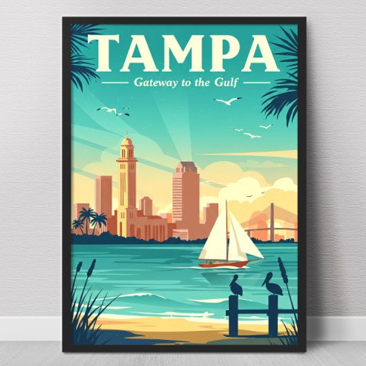 Vintage Tampa Poster