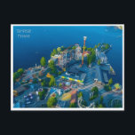 Vintage Tampere Finnland Tourismus Finnland Postkarte<br><div class="desc">Vintag,  Retro,  Reisen,  modern,  Aquarell,  Tampere,  Finnland,  Finlande,  Tourismus,  Stadt, </div>