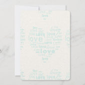 Vintage Tandem-Radhörnereien-Hochzeit Einladung (Rückseite)