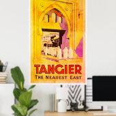 Vintage Tanger Travel Poster (Heimbüro)
