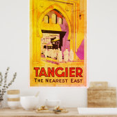 Vintage Tanger Travel Poster (Küche)