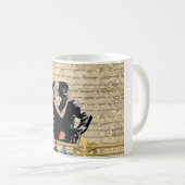Vintage Tango Kaffeetasse (VorderseiteRechts)