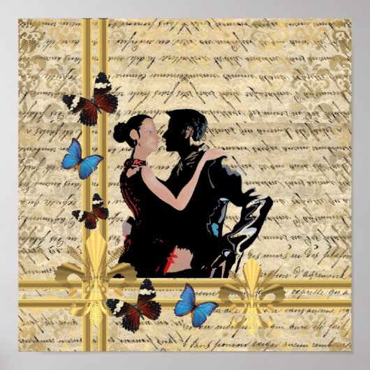 Vintage Tango Poster (Vorne)