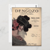 Vintage Tango Sheet Music Postkarte (Vorne/Hinten)