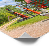 Vintage Tankstelle, Rote Eiche II, Missouri Poster (Ecke)