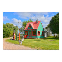 Vintage Tankstelle, Rote Eiche II, Missouri