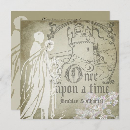 Vintage TANs Einladung einst (Vorne/Hinten)