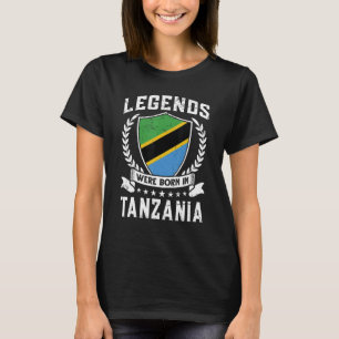 Vintage tansanische Flaggenfarben Tansania T-Shirt
