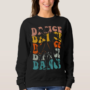 Vintage Tanz Tanz Tanzende Männer Jungen Kinder Sweatshirt