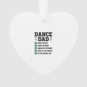 Vintage-Tanz-Vater-Checkliste-Shirt-Design_1 Ornament