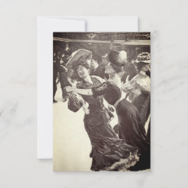 Vintage Tänzer Gay Wedding Einladung