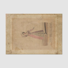 Vintage Tänzerkollektion Seidenpapier