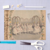 Vintage Tänzerkollektion Seidenpapier (Handwerk)