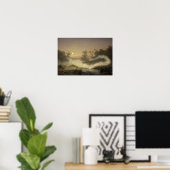 Vintage Tanzfairies von August Malmström Poster (Heimbüro)