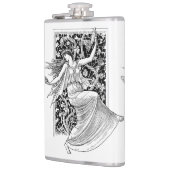 Vintage Tanzflasche Flachmann (Links)