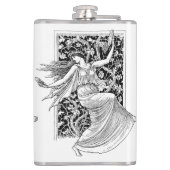 Vintage Tanzflasche Flachmann (Rückseite)