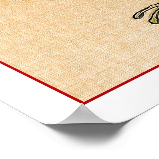 Vintage Tanzfrösche Poster (Ecke)