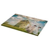 Vintage Tanzmädchen und Windmühle Schneidebrett (Ecke)