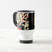 Vintage Tanzpaare Reisebecher (Vorderseite Links)