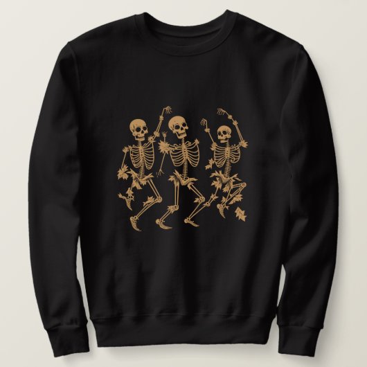 Vintage Tanzskelette Sweatshirt (Design vorne)