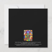Vintage Tapastry Hamsa Einladung (Rückseite)