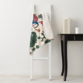 Vintage Tapete aus der Blumenrenaissance. Sherpadecke (Beispiel)