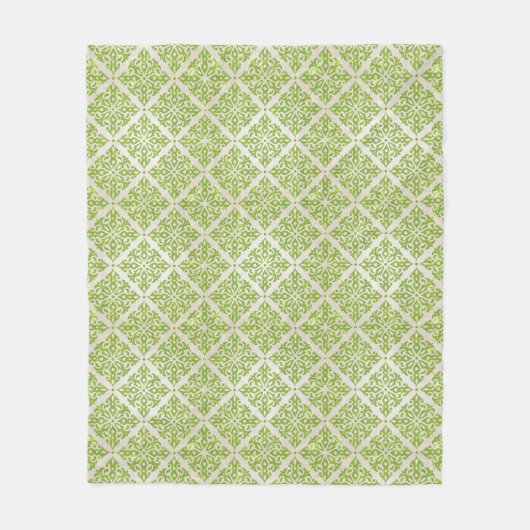 Vintage Tapete Fleecedecke (Vorderseite)