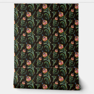 Vintage Tapete mit Blumenmuster - Design für klass
