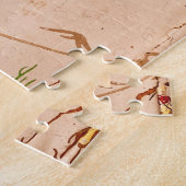 Vintage Tapete mit Cowboys - 520 Stück Puzzle (Seite)