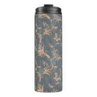 Vintage Tapete mit floralen Retro-Tapeten auf Basi