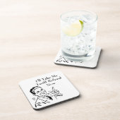 Vintage Tariff Refund Check Getränkeuntersetzer (Rechte Seite)