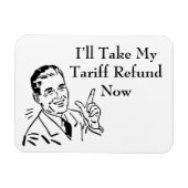 Vintage Tariff Refund Check Magnet (Horizontal)