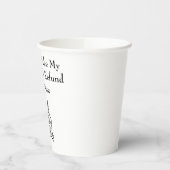 Vintage Tariff Refund Check Pappbecher (Links)