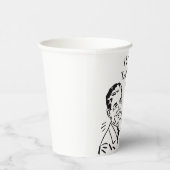 Vintage Tariff Refund Check Pappbecher (Rechts)