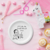 Vintage Tariff Refund Check Pappteller (Party)